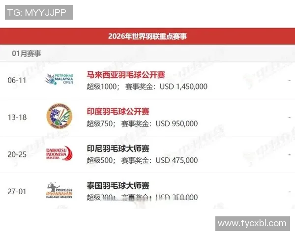 羽毛球世界排名最新变化及赛事分析